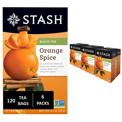 Vista 60 de Stash Tea Asian Pear Harmony Green Tea - Té de alta calidad con cafeína, verificado por proyecto sin OMG sin ingredientes artificiales, 18