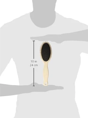 Vista 2 de #1 All Systems Cepillo de pasador firme de 1.063 in, grande, negro