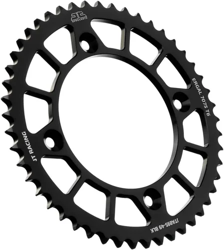 Vista 8 de JT Sprockets JTA895.46BLK - Piñón trasero de aluminio anodizado 7075 T6, color negro