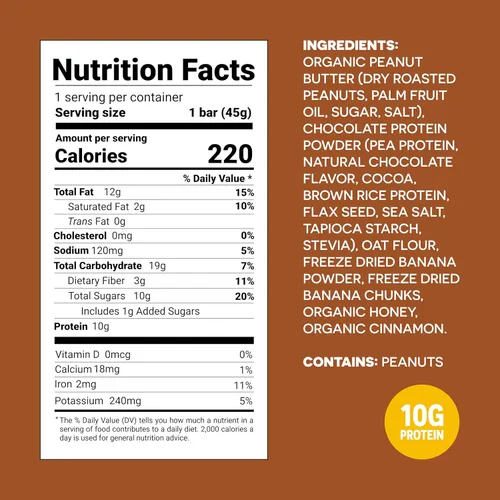 Vista 4 de FROPRO Barras de proteína vegetal – Barras de proteínas a base de plantas, totalmente naturales, sin gluten, lácteos y soja, barras altas