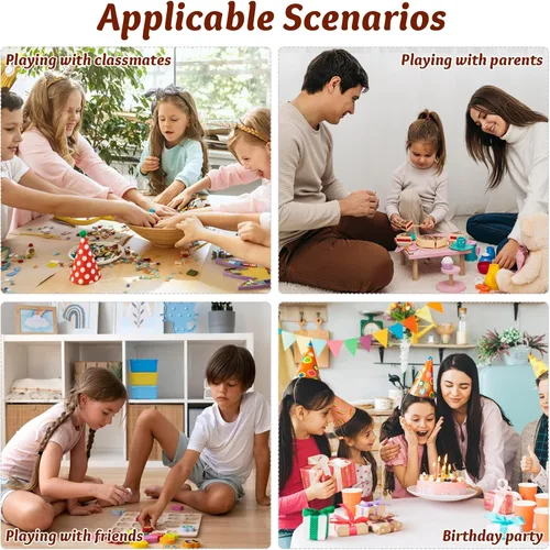 Vista 9 de Toyvian Juego de sillas de playa para casa de muñecas, 3 juegos de modelos de mesa y silla de casa de muñecas 1: 30 muebles en miniatura para casa
