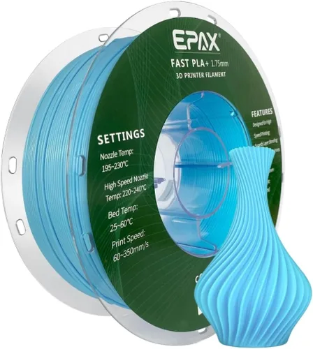 Vista 27 de EPAX Alta Velocidad PLA+ Filamento para Impresora 3D, Filamento para Impresión 3D PLA Rápido, 1.75mm, Precisión Dimensional +/- 0.03 mm, Carrete