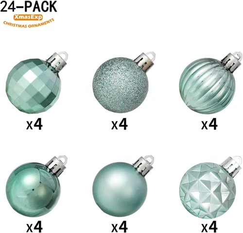 Vista 2 de XmasExp - Bolas de Navidad para colgar (34 unidades, irrompibles)