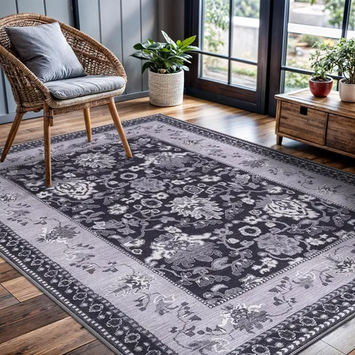 Vista 96 de CAMILSON Alfombras modernas de lujo con diamantes abstractos de 5 x 7 pies, suave, resistente a las manchas, fácil limpieza, no desprende pelo