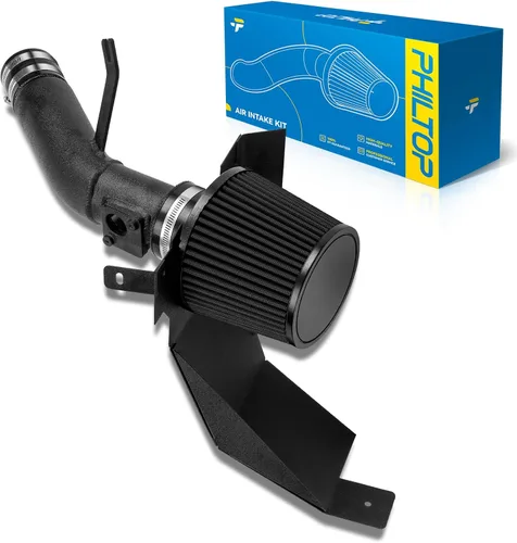 Vista 22 de PHILTOP Kit de sistema de admisión de aire frío de 2.5" compatible con Honda Civic 2001 2002 2003 2004 2005 1.7L L4, alto rendimiento, azul
