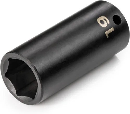 Vista 85 de TEKTON Zócalo de impacto de 6 puntos semiprofundo de 3/8 pulgadas x 1 pulgada SID14025