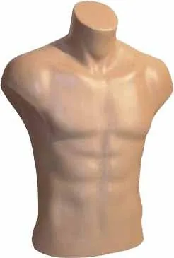 Masculino Torso Vestido Forma Maniquí Exhibición Busto Desnudo (#5027)