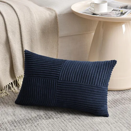 Vista 16 de Fancy Homi Fundas de almohada decorativas lumbares de color amarillo mostaza de 12 x 20 pulgadas para sala de estar, sofá cama, estilo rústico