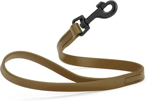 Vista 92 de Dogline Biothane - Correa impermeable para perro, correa de nailon con revestimiento fuerte, con herrajes negros, a prueba de olores, fácil