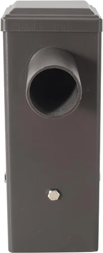 Vista 5 de Adaptador de espiga horizontal cuadrado de 180 grados con 2 brazos para poste cuadrado de 4 pulgadas, soporte de montaje horizontal más alto