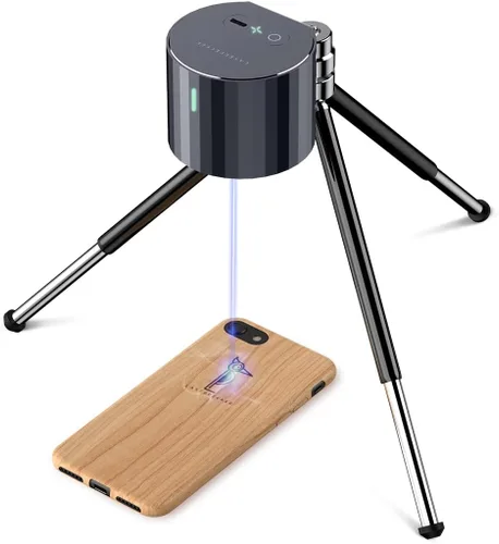 LaserPecker Grabador láser 1 Pro (básico), mini grabado portátil, grabado de alta precisión para cuero de fieltro de madera, gafas protectoras