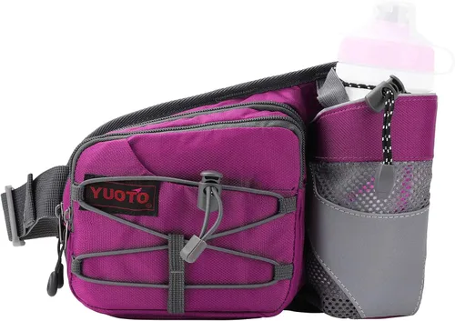 Vista 11 de Waist Pack with Water Bottle Holder for Running Walking Hiking Fanny Pack Hydration Belt
