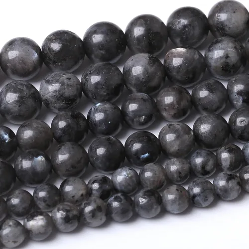 Vista 40 de 6 mm Cuentas redondas sueltas de piedra de sangre africana Cuentas naturales de gemas Cuentas de piedra de energía de cristal para hacer joyas