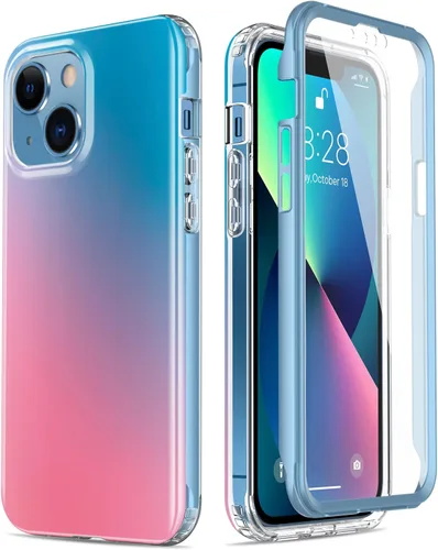 Vista 8 de Esdot - Funda para iPhone 13 Pro Max, con protector de pantalla integrado, funda de grado militar con diseño de moda para mujeres y niñas, funda