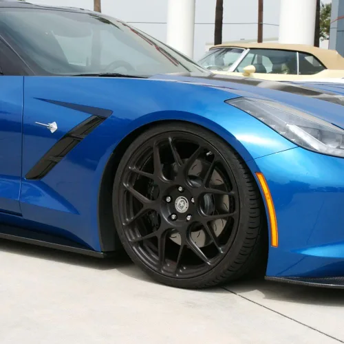 Vista 5 de SR1 Performance Juego de pernos de bajada C6 y C7 delanteros y traseros - Actualización de suspensión de rendimiento para Corvette 2005-2014