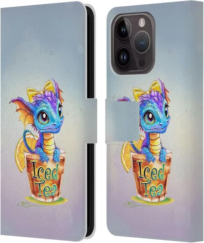 Vista 231 de Head Case Designs Officially Licensed Ruth Thompson Boba Tea Cup O Dragons Leather Wallet Case Compatible with Apple iPhone 7 Plus / 8 Plus