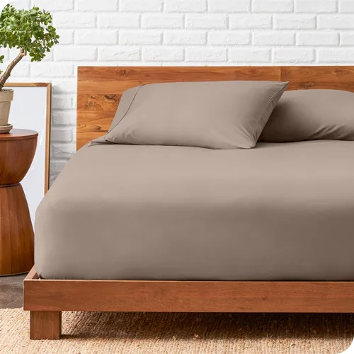 Vista 12 de Bare Home Juego de Sábana Bajera + Fundas de Almohada - Microfibra Ultra-Suave de Lujo 1800 - Doble Cepillado - Bolsillos Profundos - Ajuste Fácil