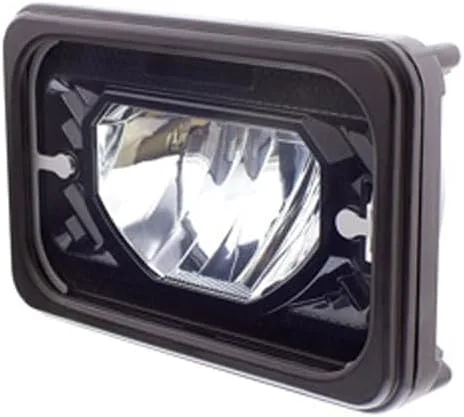 Vista 3 de United Pacific 34133 Faro delantero, derecha/hora, LED, calefacción, 4 x 6, rectangular, carcasa negra, luz baja, con reflector negro