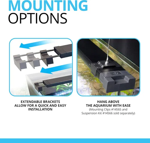 Vista 8 de Fluval Plant 3.0 LED para acuario con plantas, iluminación de 22 vatios, 38-61 centímetros