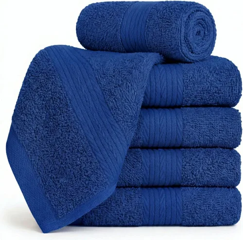 Vista 54 de Ample Decor Paquete de 10 paños de lavado con certificación Oeko Tex de 21.16 oz/m², 100% algodón, suaves, absorbentes, duraderos y lavables a