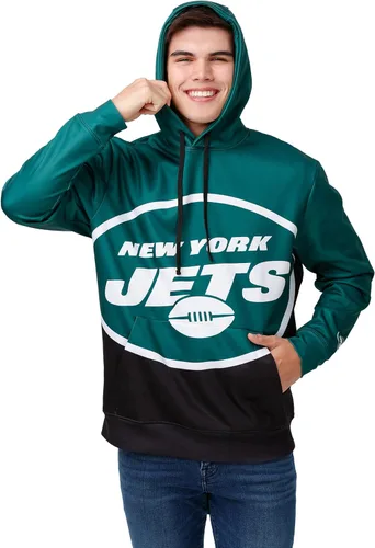 Vista 16 de FOCO NFL mens Nfl Team Color Bold Logo Hooded Pullover Hoodie