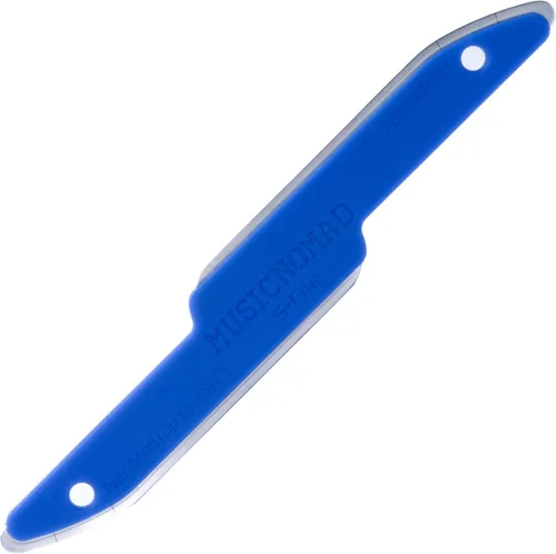 MusicNomad MN850 - Lima de coronación de trastes de guitarra con revestimiento de diamante, zona segura y herramienta de luthier (lima S)