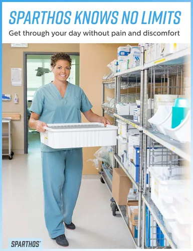 Vista 5 de Sparthos Soporte para fascitis plantar – Soporte de compresión de arco – Soporte para pies de pie, alivio del dolor de tobillo, férula nocturna