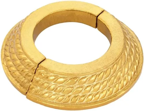 Vista 37 de Renovators Supply Manufacturing Placa de Escudo de Aluminio 3.13" DE Escutcheon 1" IPS Brida de Radiador Negra