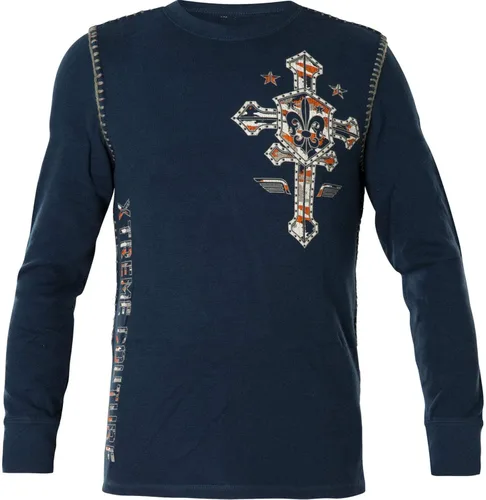 Vista 2 de Xtreme Couture Camiseta térmica para hombre Affliction Soldier of Faith