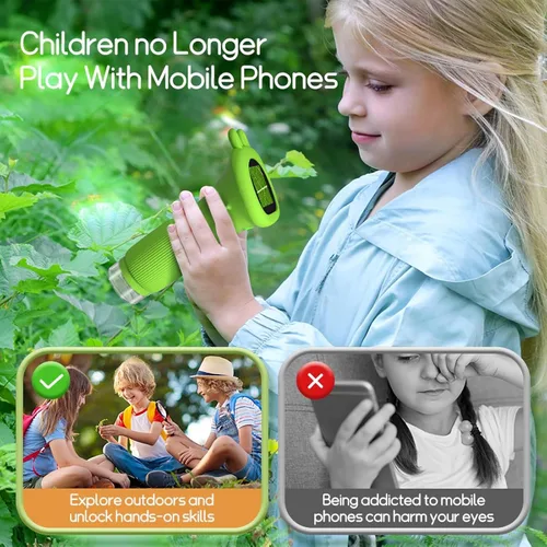 Microscopio para Niños WINWEND - Microscopio de Bolsillo de 1000X Portátil para Niño | Microscopios Mini para Fotos y Videos | Microscopios