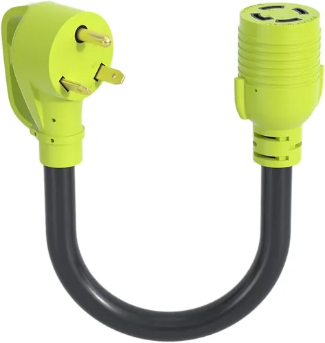 Vista 11 de Adaptador de interruptor de transferencia de generador AOWEITOUR NEMA L5-30P enchufe macho a L14-30R hembra, enchufe de bloqueo giratorio de 30