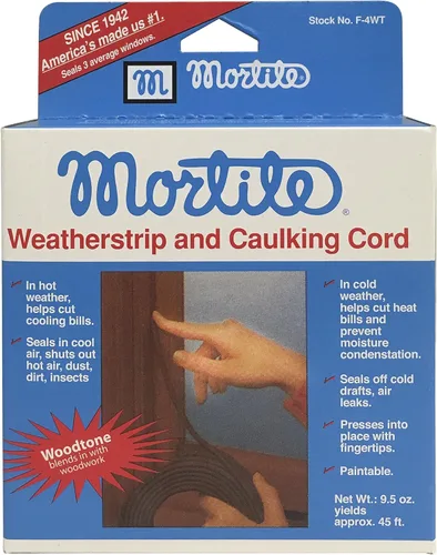 Vista 2 de Frost King Thermwell F4WT 0 - Cable para calafatear Woodtone de 45 pies, 9.5 onzas, 45 pies de largo, pies