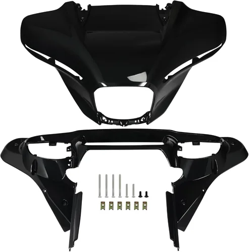 Vista 12 de XFMT Cubierta de velocímetro negra para motocicletas, carenado interior superior, compatible con Harley Electra Street Glide 2014-2023