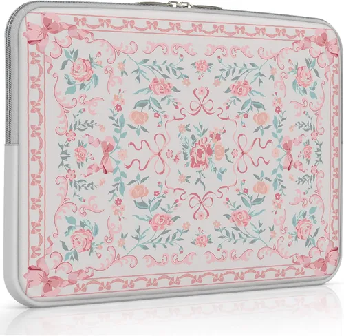 Vista 15 de iCasso - Funda para MacBook Air de 13 a 13.6 pulgadas, M5-M1, color marrón Rompecabezas marrón