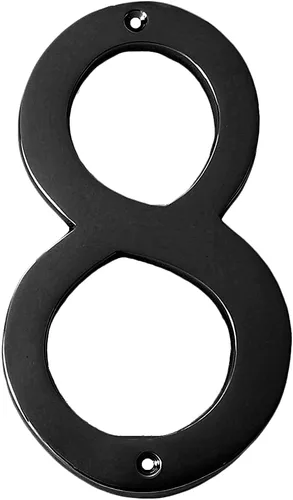 Vista 16 de Motif - Números de casa de 4 pulgadas para exteriores, letreros de dirección para casas, decoración de pared al aire libre, números de buzón