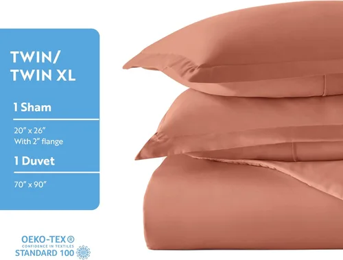 Vista 487 de Linen Market Funda de edredón individual para cama individual – Experimenta una comodidad similar a un hotel con una suavidad inigualable