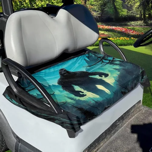 Vista 34 de Fundas de asiento de carrito de golf, lavables para carrito de golf, manta de toalla para carrito de golf, club, coche, fácil de instalar, funda