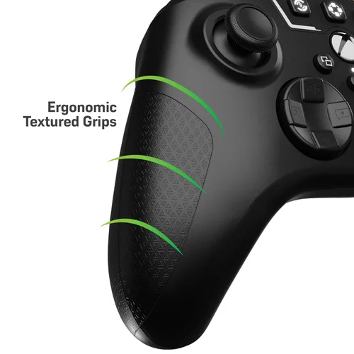 Vista 10 de Turtle Beach REACT-R Controller Wired Game Controller Xbox Series X, Xbox Series S, Xbox One & Windows Audio Controls, Mappable Buttons, Textured