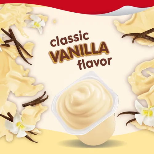 Vista 15 de Snack Pack Tazas de pudín con sabor a pastel de crema de plátano, 3.25 onzas, 4 unidades (paquete de 12)