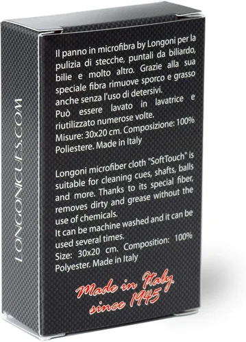 Vista 2 de LONGONI Paño de microfibra ultra suave rojo de billar para billar Cues Balls