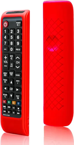 Vista 9 de Funda de silicona para control remoto de Samsung, funda de silicona para BN59-01199F Smart TV Control Skin Sleeve Negro