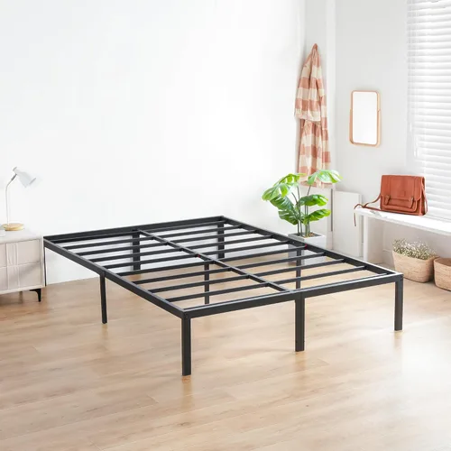 Vista 12 de Olee Sleep - Base plegable de metal de 14 pulgadas para cama, base de colchón de acero, base cómoda, fácil almacenamiento debajo de la cama, sin