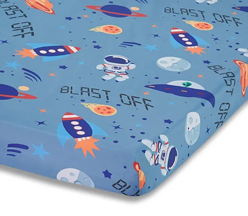 Vista 30 de Everyday Kids Paquete de 2 Sábanas Bajeras para Cuna para Niña, 100% Sábana de Bebé de Microfibra Suave y Transpirable, Se Adapta a Colchones