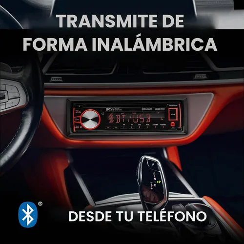 Vista 5 de BOSS Audio Systems 656BCK - Paquete estéreo para automóvil - Din único, Bluetooth, CD MP3 USB AM Radio FM, altavoces de rango completo de 6.5