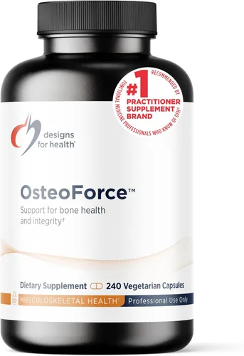 Vista 8 de Designs for Health OsteoForce - Suplemento de apoyo óseo de primera calidad, nutrientes altamente absorbibles malato de calcio, magnesio, quelato