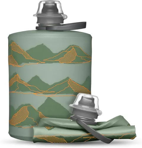 Vista 15 de HydraPak Stow - Botella de agua plegable – 11.8 fl oz, 16.9 fl oz, 1 litro – Ultraligera, a prueba de fugas, sin BPA, compatible con filtro