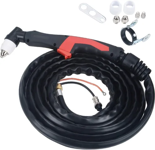 Vista 5 de Amico CHF-50, cortador de plasma de arco piloto profesional de 50 amperios, corte limpio de 4/5 pulgadas, corte de doble voltaje de 110/230 V.