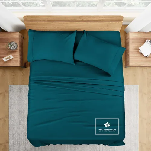 Vista 15 de Juego de sábanas de 4 piezas de 1000 hilos, tamaño Queen, cómodas, sábanas de algodón Pima peruano de lujo para mujeres, hombres, niños