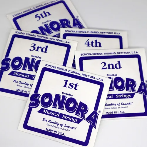 Vista 3 de Fabricado en Estados Unidos, Sonora Strings SN75 G Bajo Quinto Fosphor Bronze Wound Ball End, la calidad del sonido