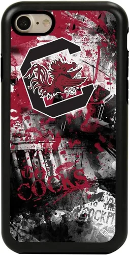 Vista 10 de Guard Dog NCAA - Funda híbrida para iPhone 7/8/SE Paulson Designs, color negro Marea carmesí de Alabama